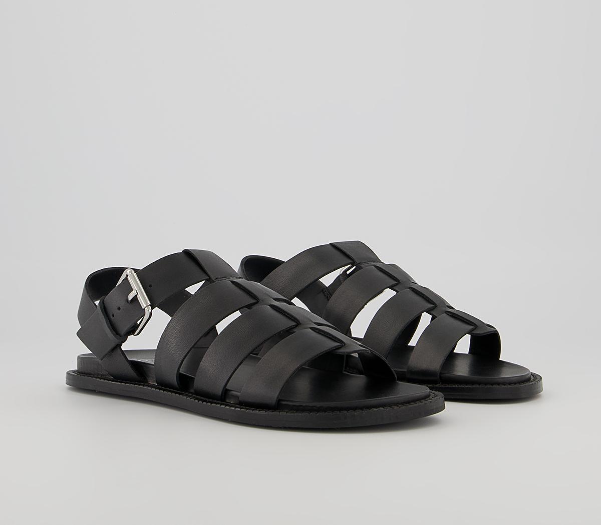Office Sacrifice Fishermans Sandals Office Sacrifice Fishermans Sandals Black Leather