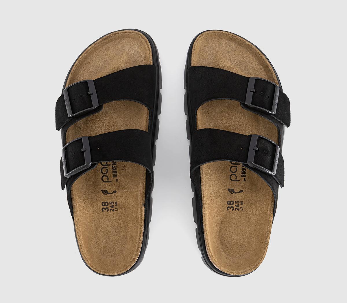 BIRKENSTOCKArizona Chunky Sandals BIRKENSTOCKArizona Chunky SandalsBlack Black Suede