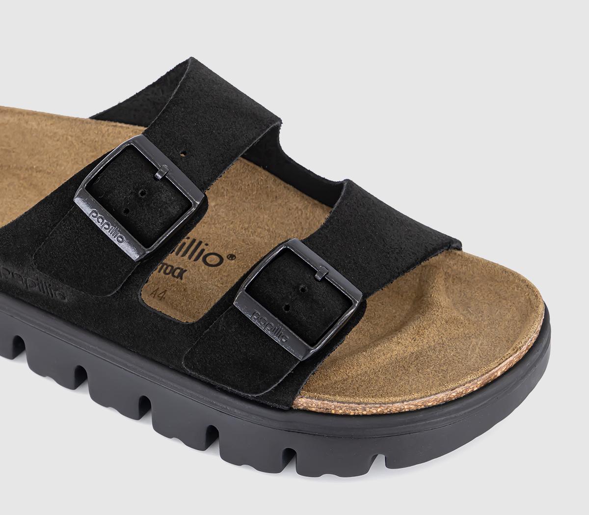 BIRKENSTOCKArizona Chunky Sandals BIRKENSTOCKArizona Chunky SandalsBlack Black Suede