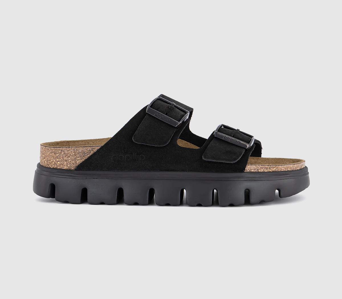 BIRKENSTOCKArizona Chunky Sandals BIRKENSTOCKArizona Chunky SandalsBlack Black Suede