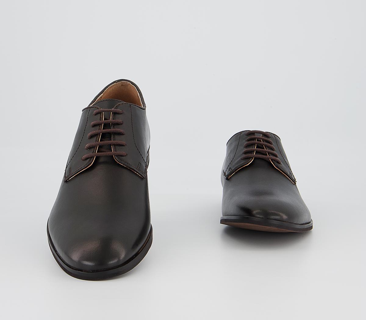 Hudson London Craigavon Derby Shoes Hudson London Craigavon Derby Shoes Brown Leather