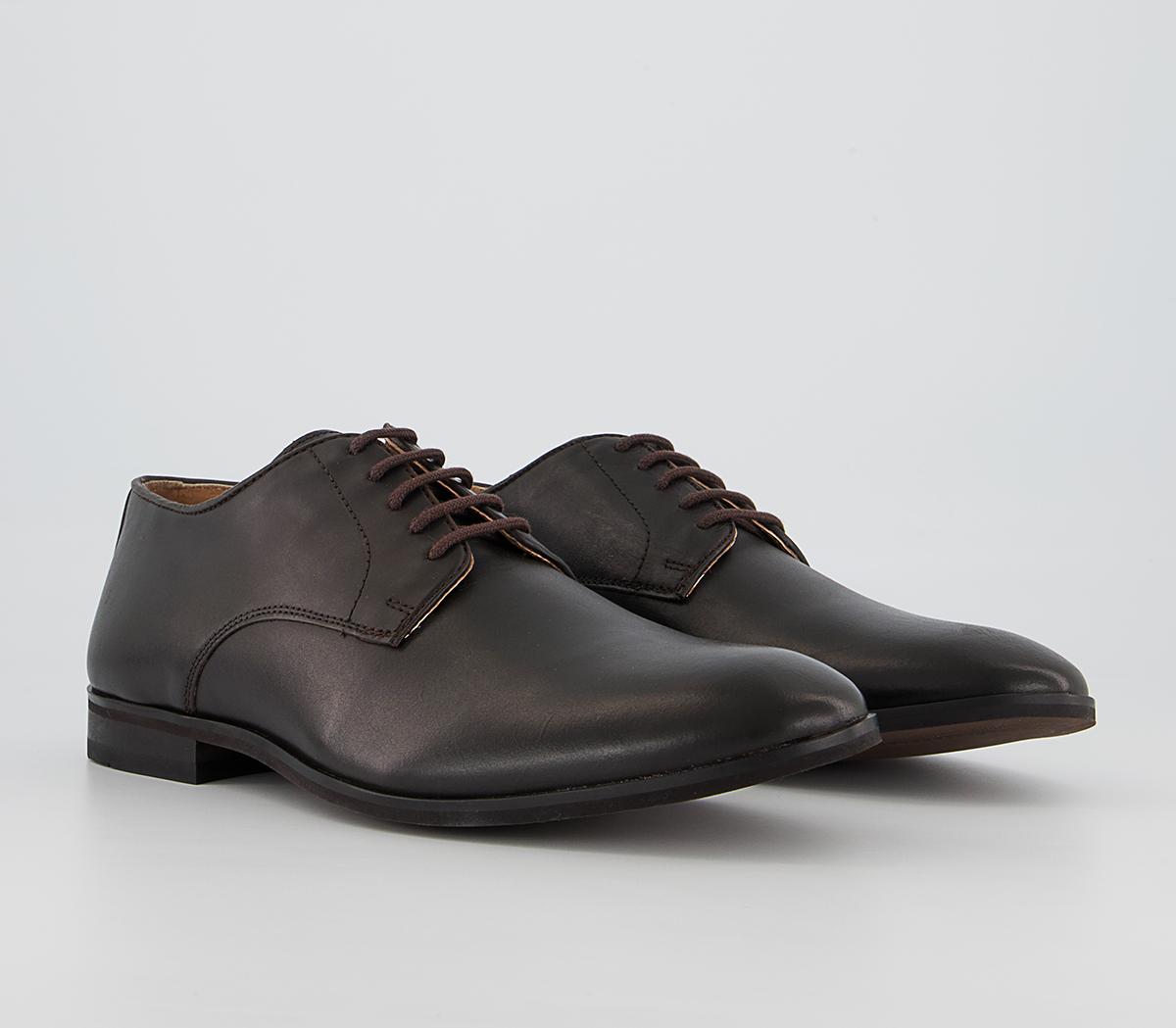 Hudson London Craigavon Derby Shoes Hudson London Craigavon Derby Shoes Brown Leather