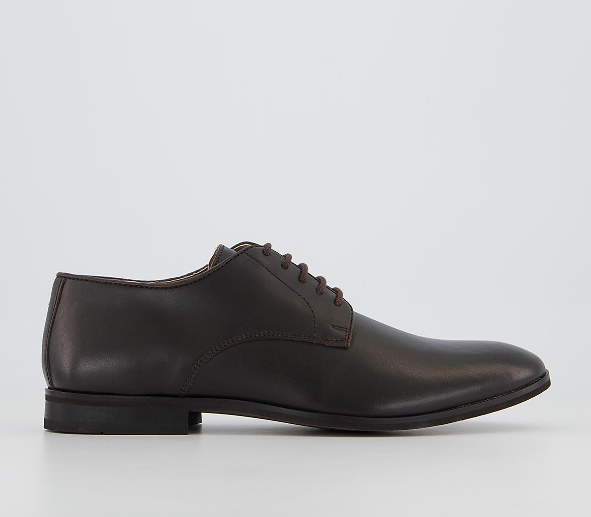 Hudson LondonCraigavon Derby ShoesBrown Leather