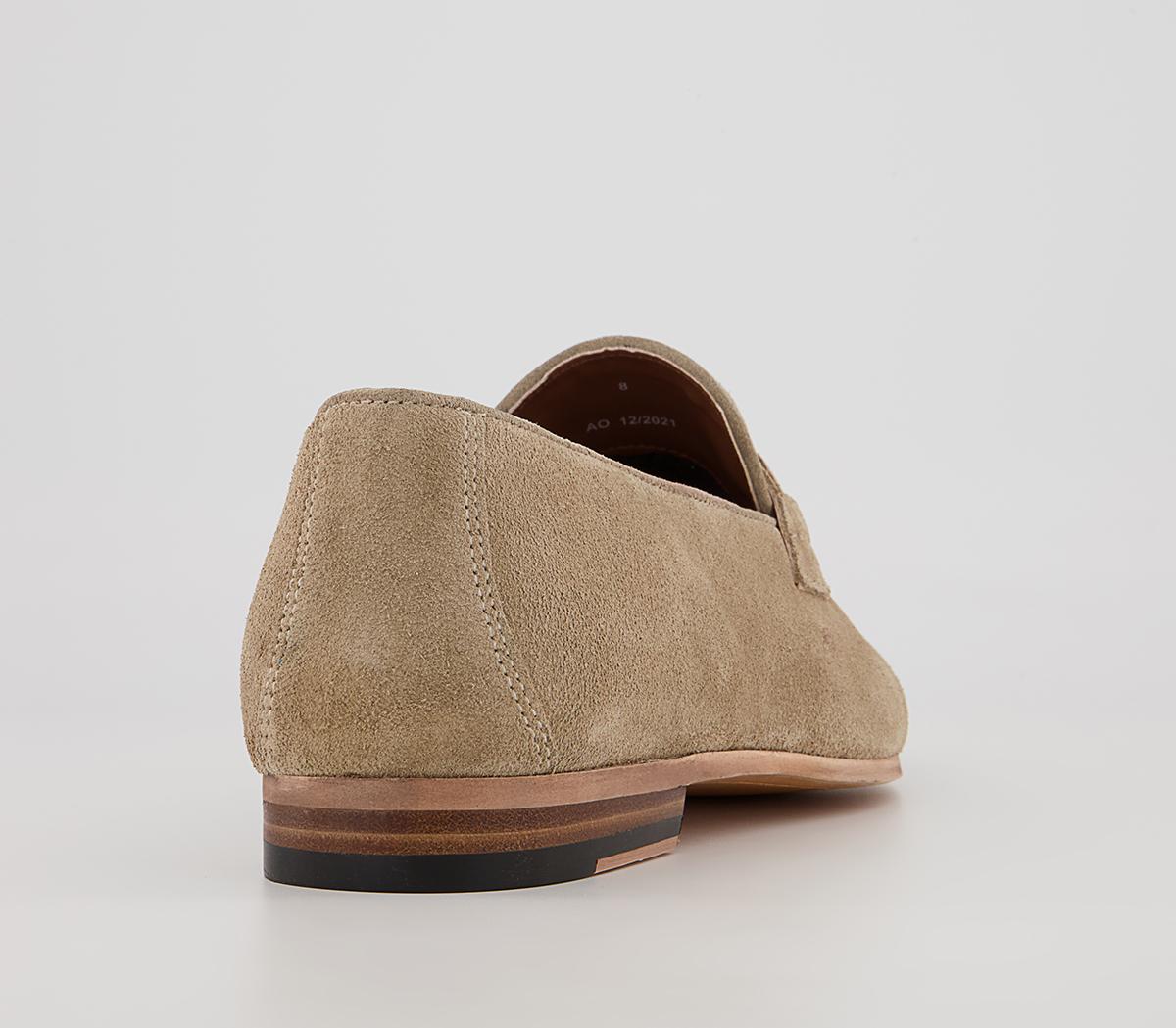 Walk London Terry Trim Loafers Walk London Terry Trim Loafers Flax Suede