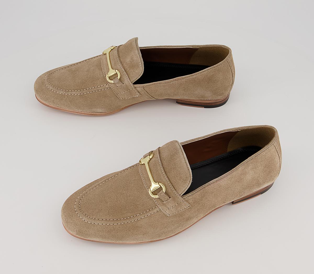 Walk London Terry Trim Loafers Walk London Terry Trim Loafers Flax Suede