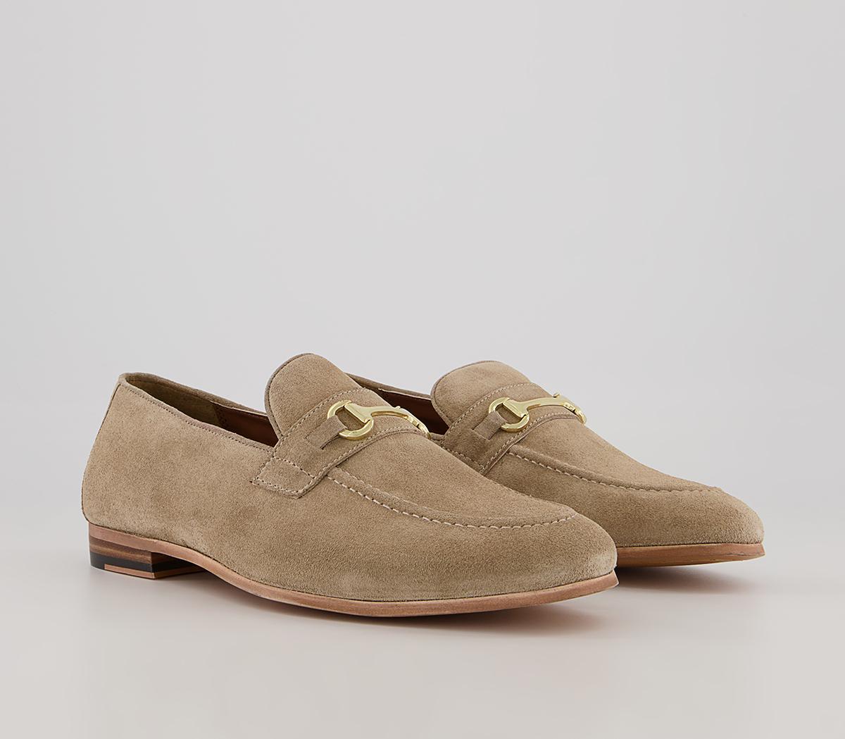 Walk London Terry Trim Loafers Walk London Terry Trim Loafers Flax Suede