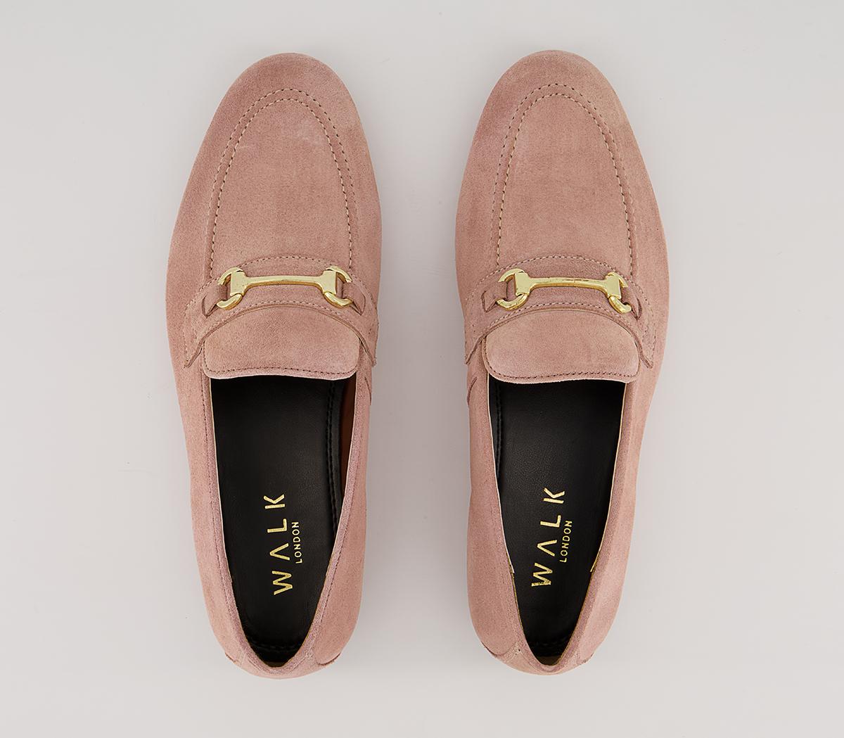Walk London Terry Trim Loafers Walk London Terry Trim Loafers Lotus Suede