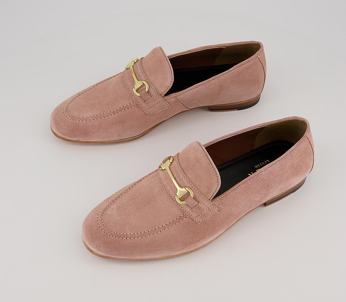 Walk London Terry Trim Loafers Walk London Terry Trim Loafers Lotus Suede