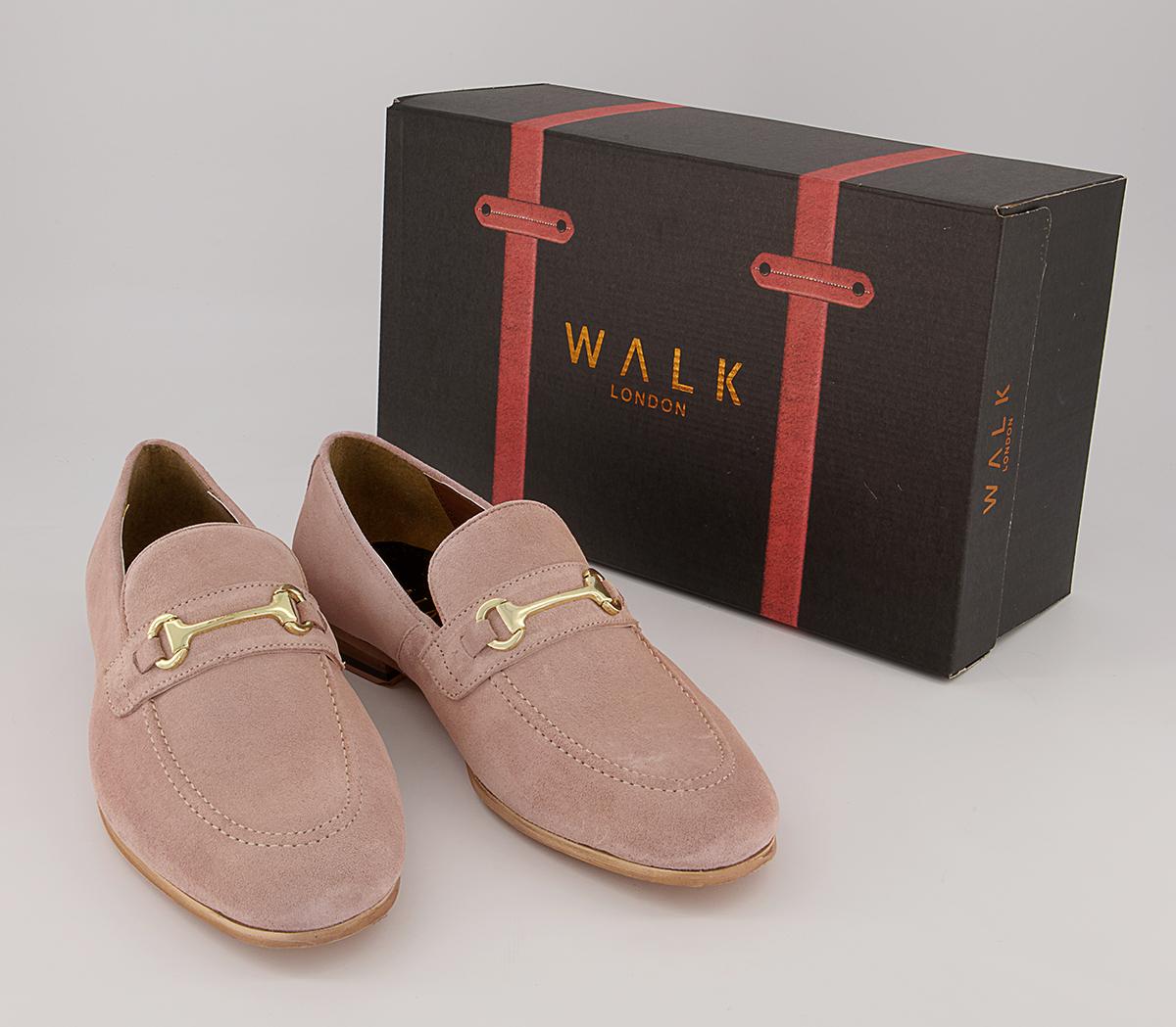 Walk London Terry Trim Loafers Walk London Terry Trim Loafers Lotus Suede