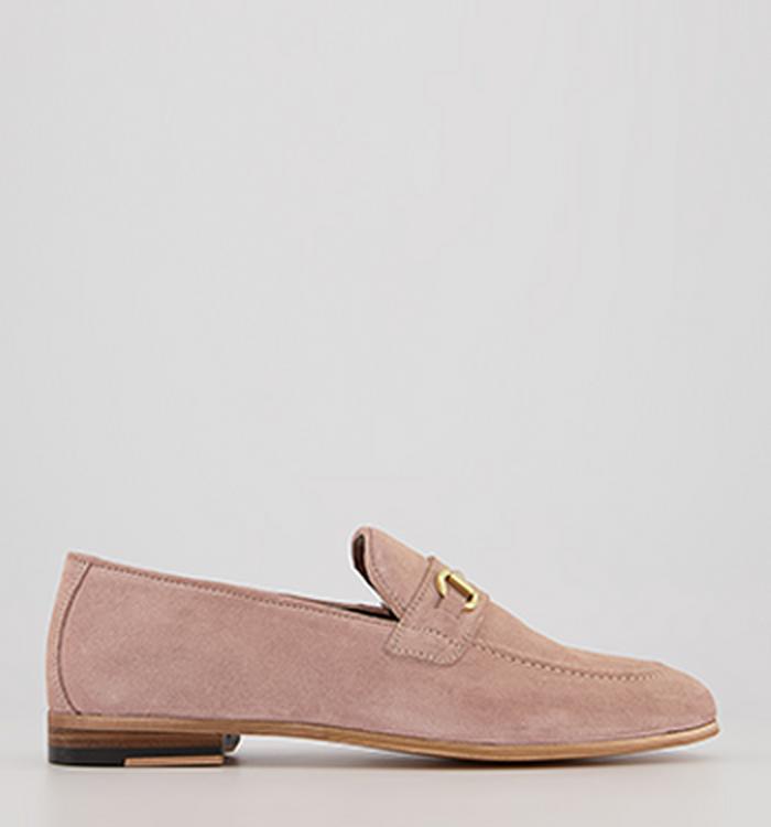 Walk London Terry Trim Loafers Lotus Suede