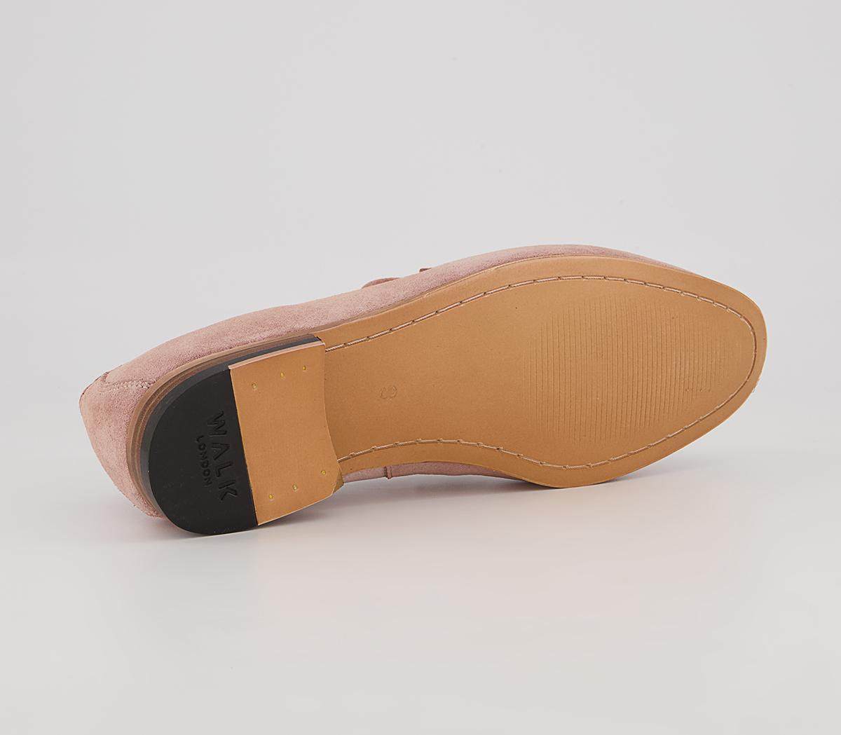 Walk London Terry Trim Loafers Walk London Terry Trim Loafers Lotus Suede