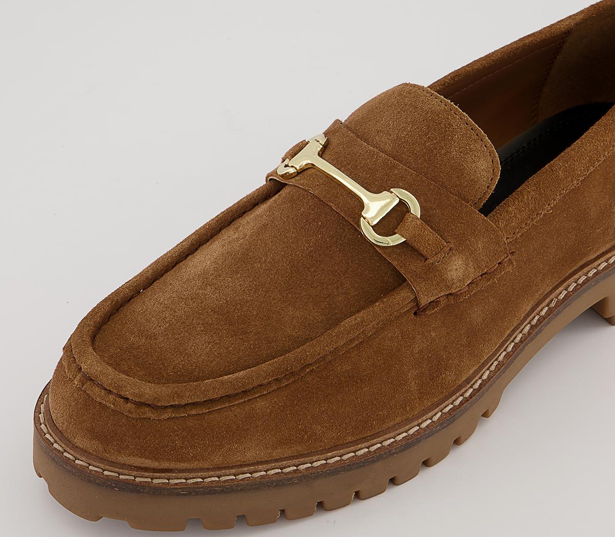 Walk London Sean Trim Loafers Walk London Sean Trim Loafers Carrot Tan Suede