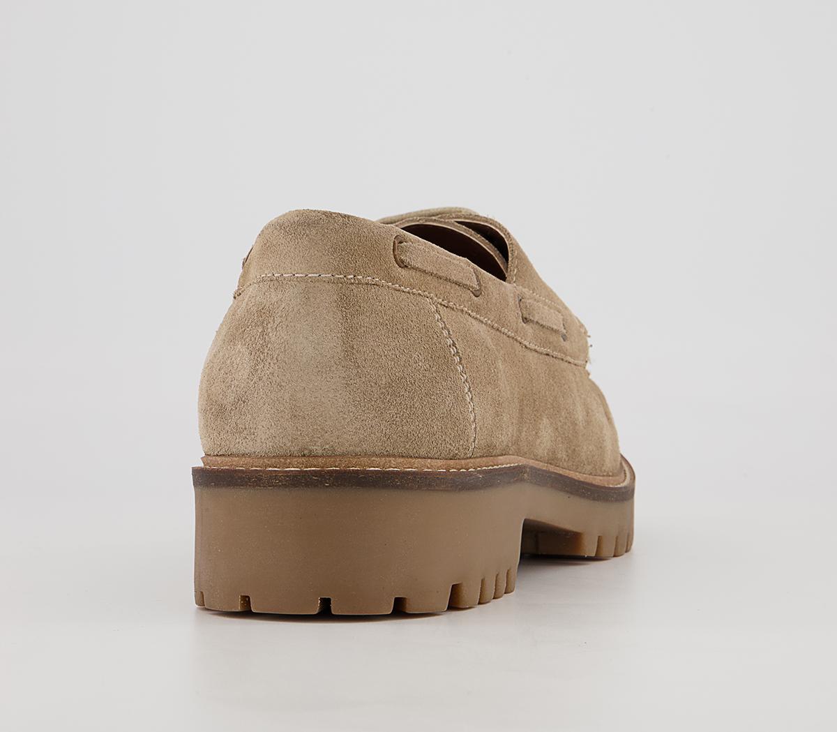 Walk London Sean Boat Shoes Walk London Sean Boat Shoes Flax Suede