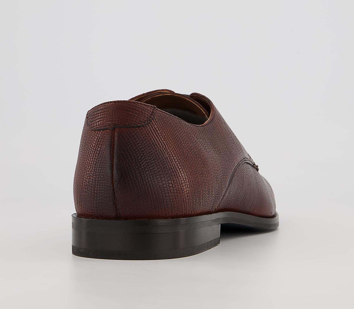 Walk London Florence Etched Derby Shoes Walk London Florence Etched Derby Shoes Brown