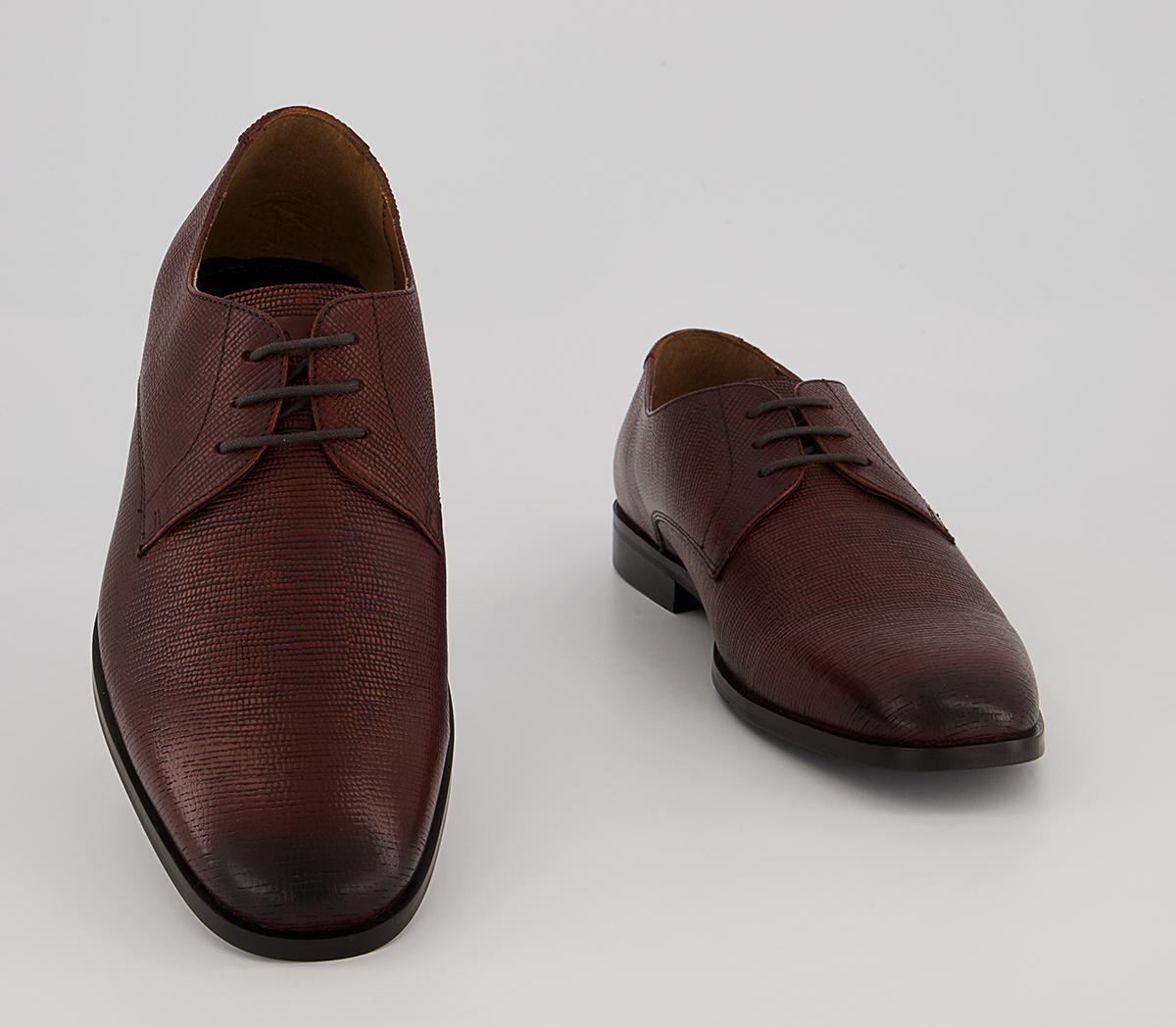 Walk London Florence Etched Derby Shoes Walk London Florence Etched Derby Shoes Brown
