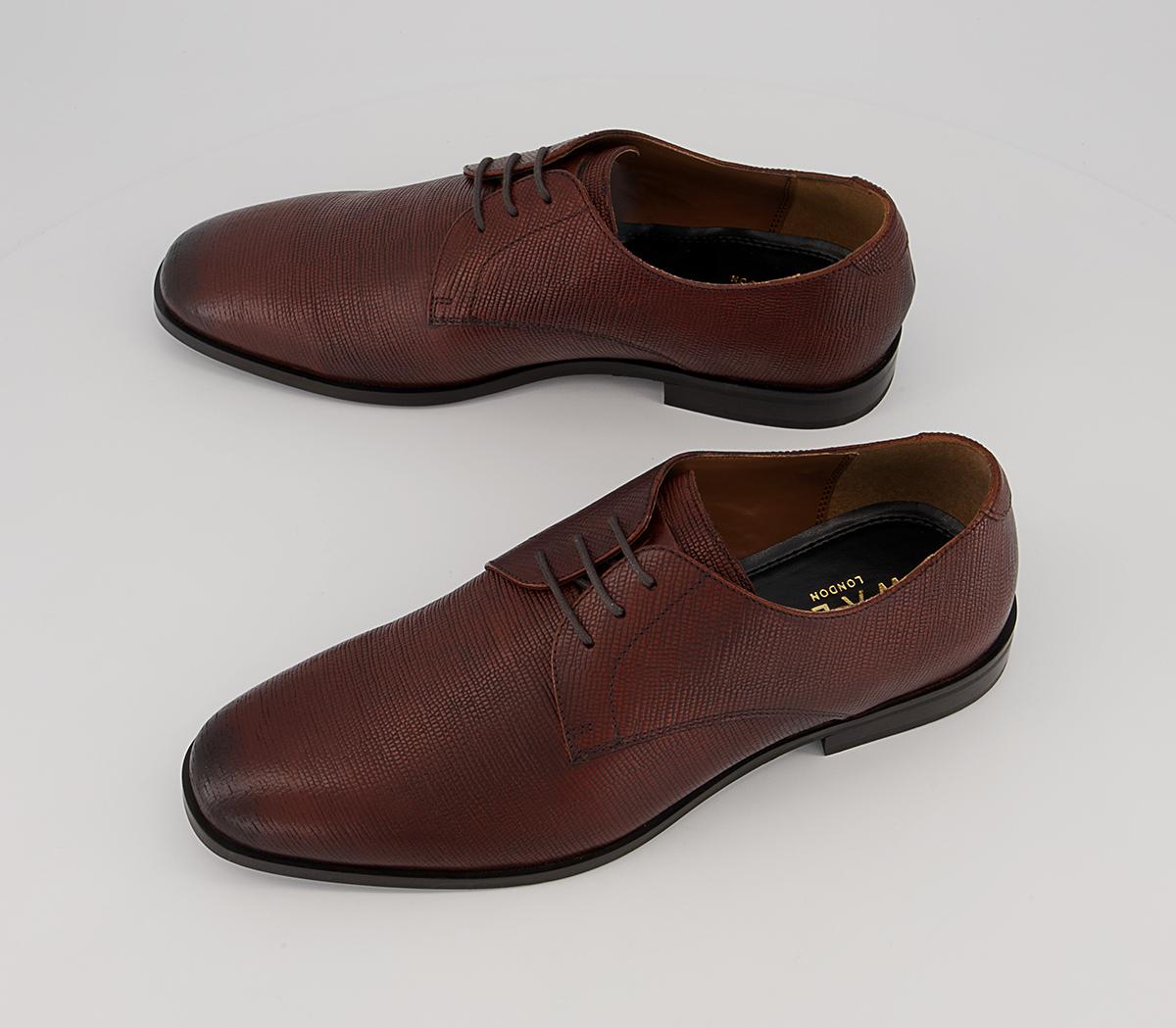 Walk London Florence Etched Derby Shoes Walk London Florence Etched Derby Shoes Brown