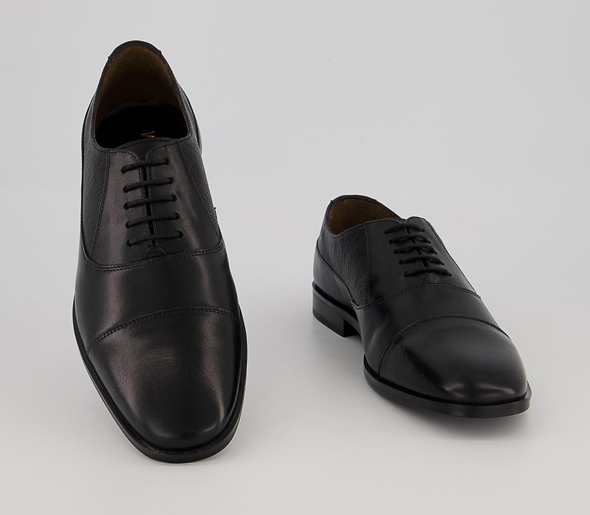 Walk London Florence Oxford Toe cap Shoes Walk London Florence Oxford Toe cap Shoes Black
