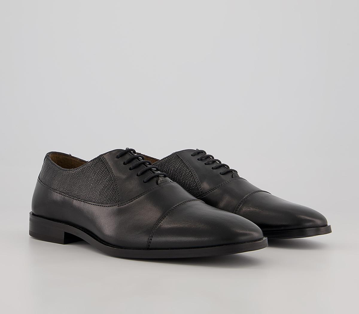 Walk London Florence Oxford Toe cap Shoes Walk London Florence Oxford Toe cap Shoes Black