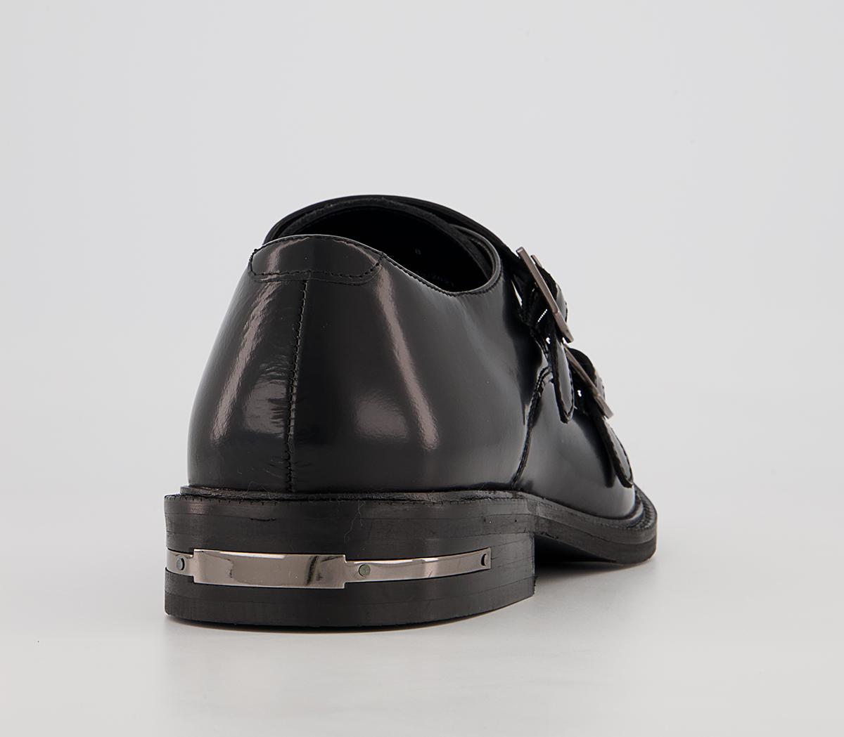 Walk London Oliver Monk Shoes Walk London Oliver Monk Shoes Black