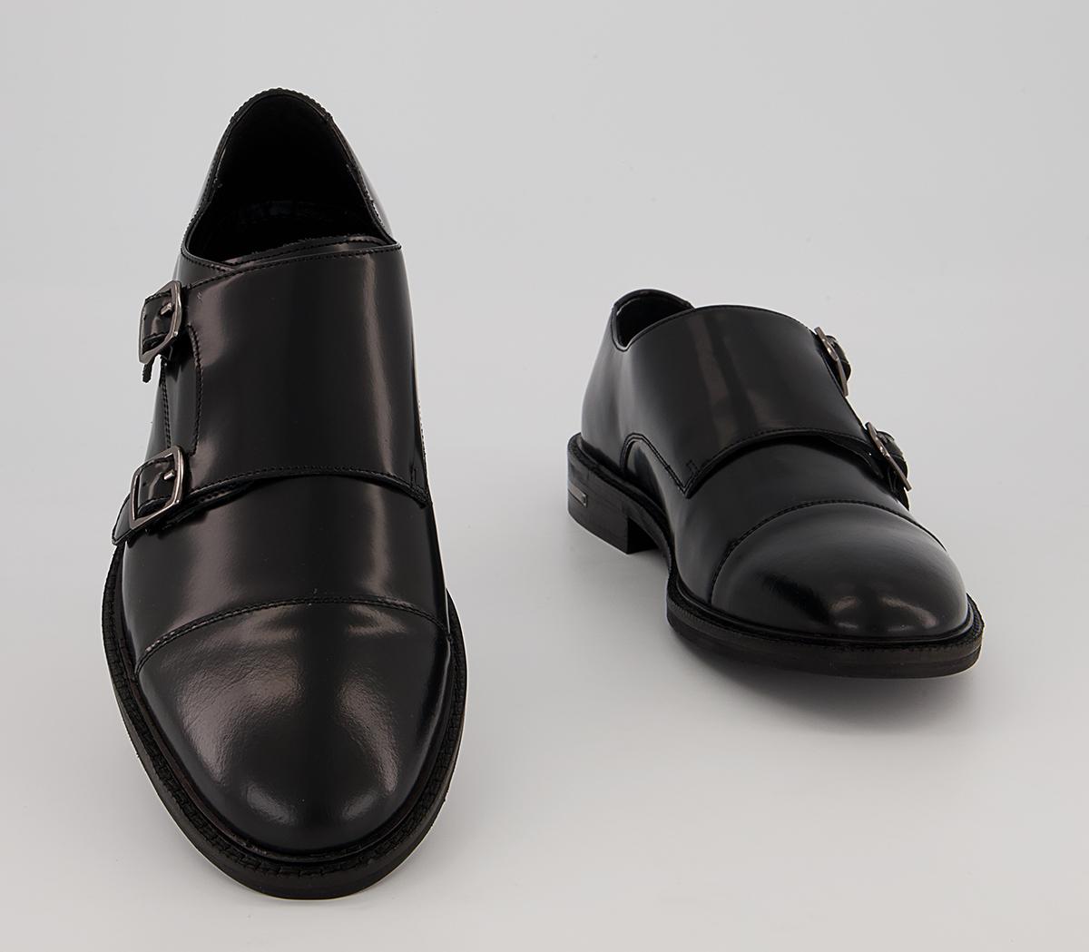 Walk London Oliver Monk Shoes Walk London Oliver Monk Shoes Black
