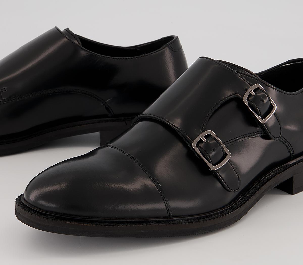 Walk London Oliver Monk Shoes Walk London Oliver Monk Shoes Black