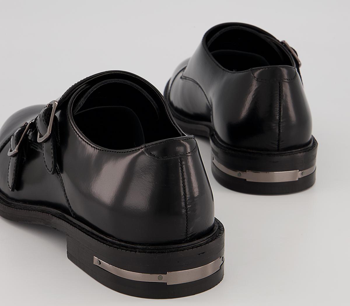 Walk London Oliver Monk Shoes Walk London Oliver Monk Shoes Black