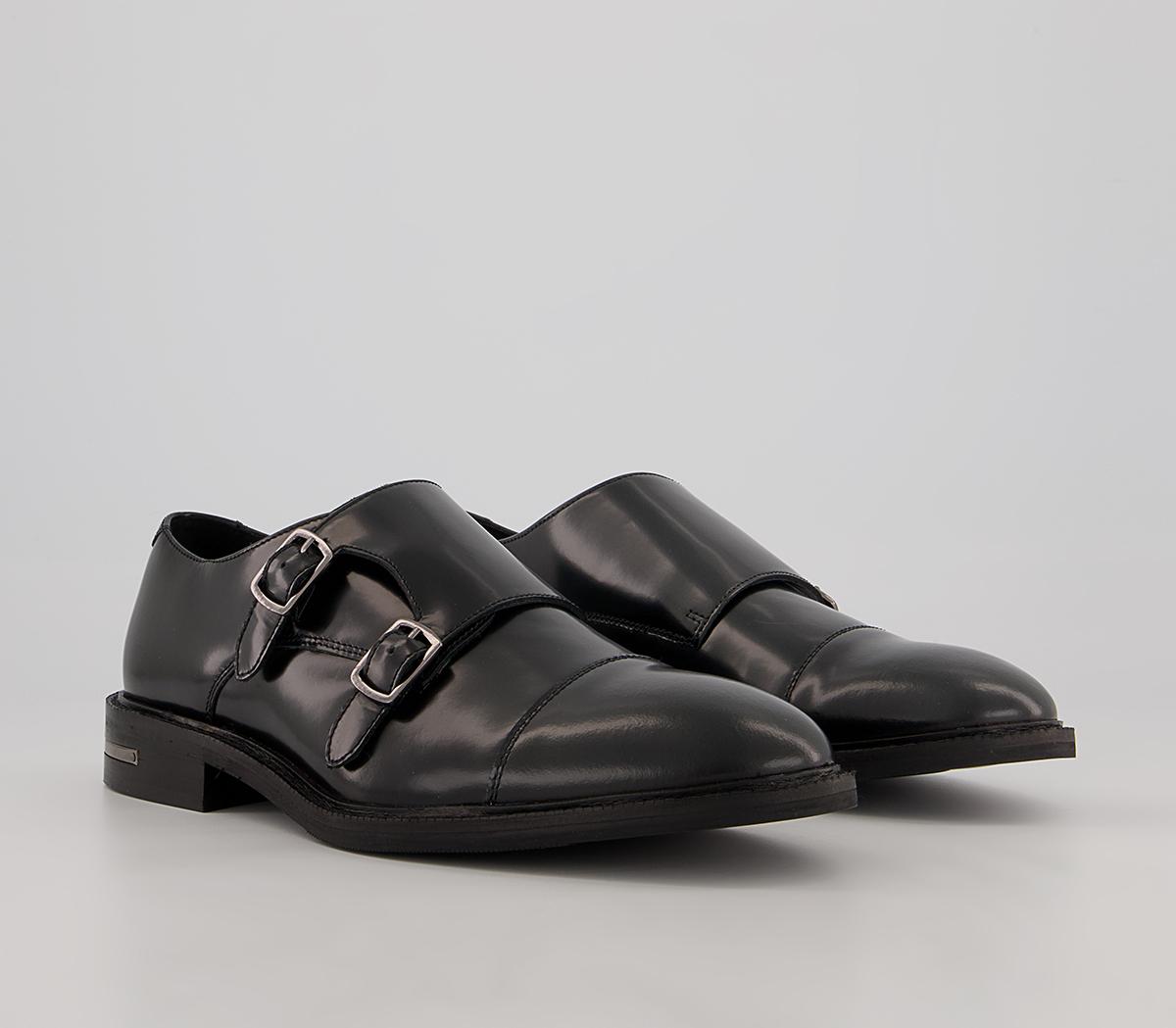 Walk London Oliver Monk Shoes Walk London Oliver Monk Shoes Black