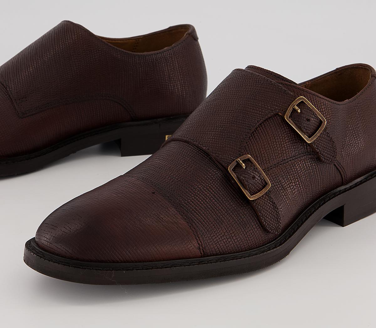 Walk London Oliver Monk Shoes Walk London Oliver Monk Shoes Brown