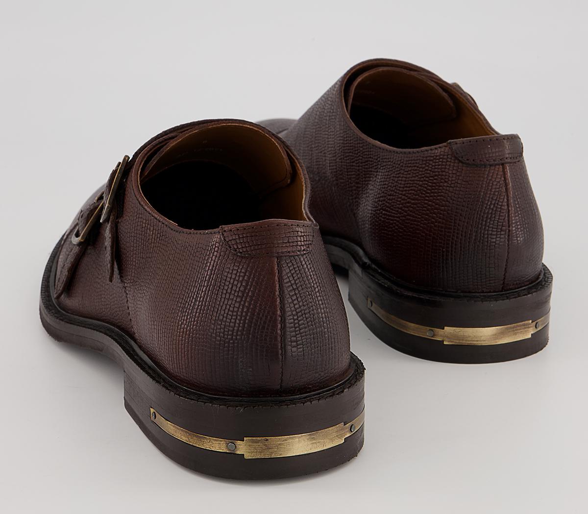 Walk London Oliver Monk Shoes Walk London Oliver Monk Shoes Brown