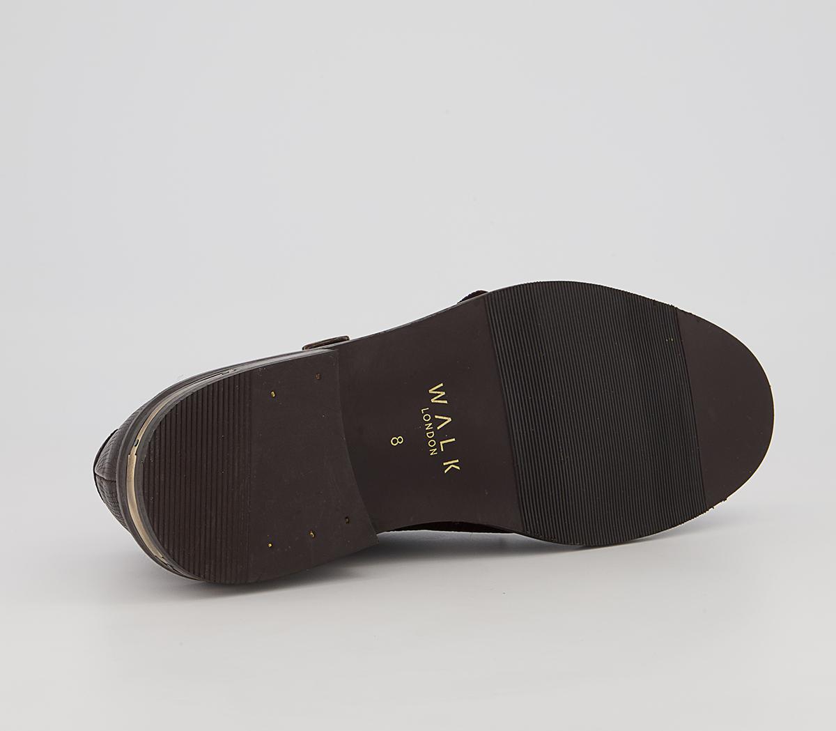 Walk London Oliver Monk Shoes Walk London Oliver Monk Shoes Brown
