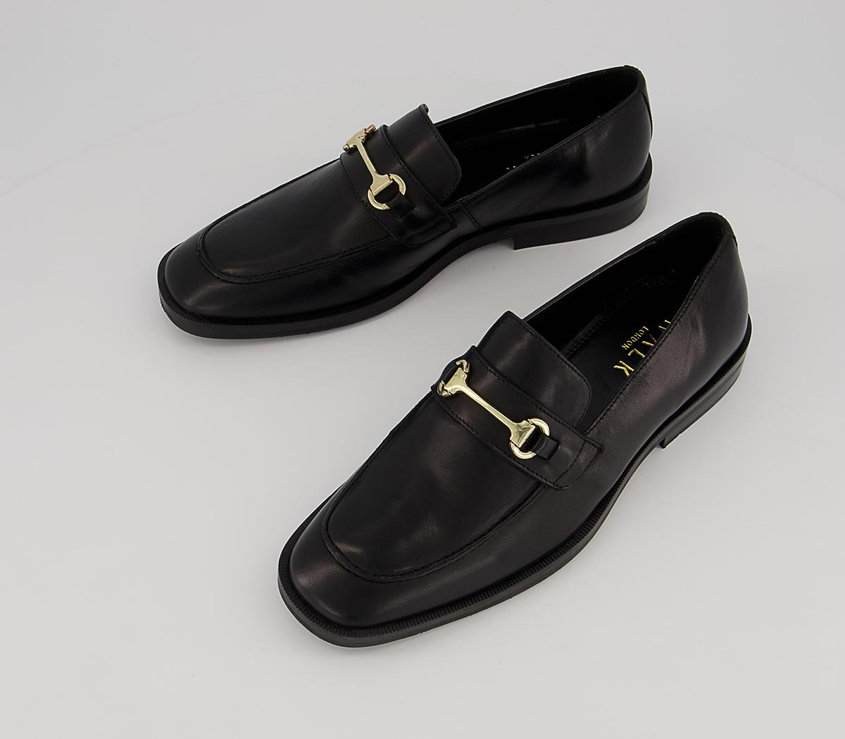 Walk London Alex Trim Loafers Walk London Alex Trim Loafers Black