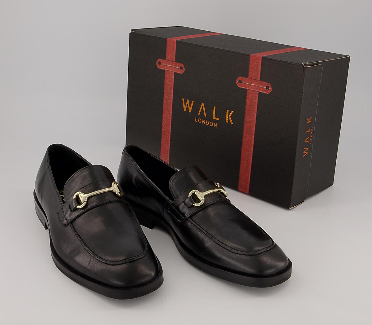 Walk London Alex Trim Loafers Walk London Alex Trim Loafers Black