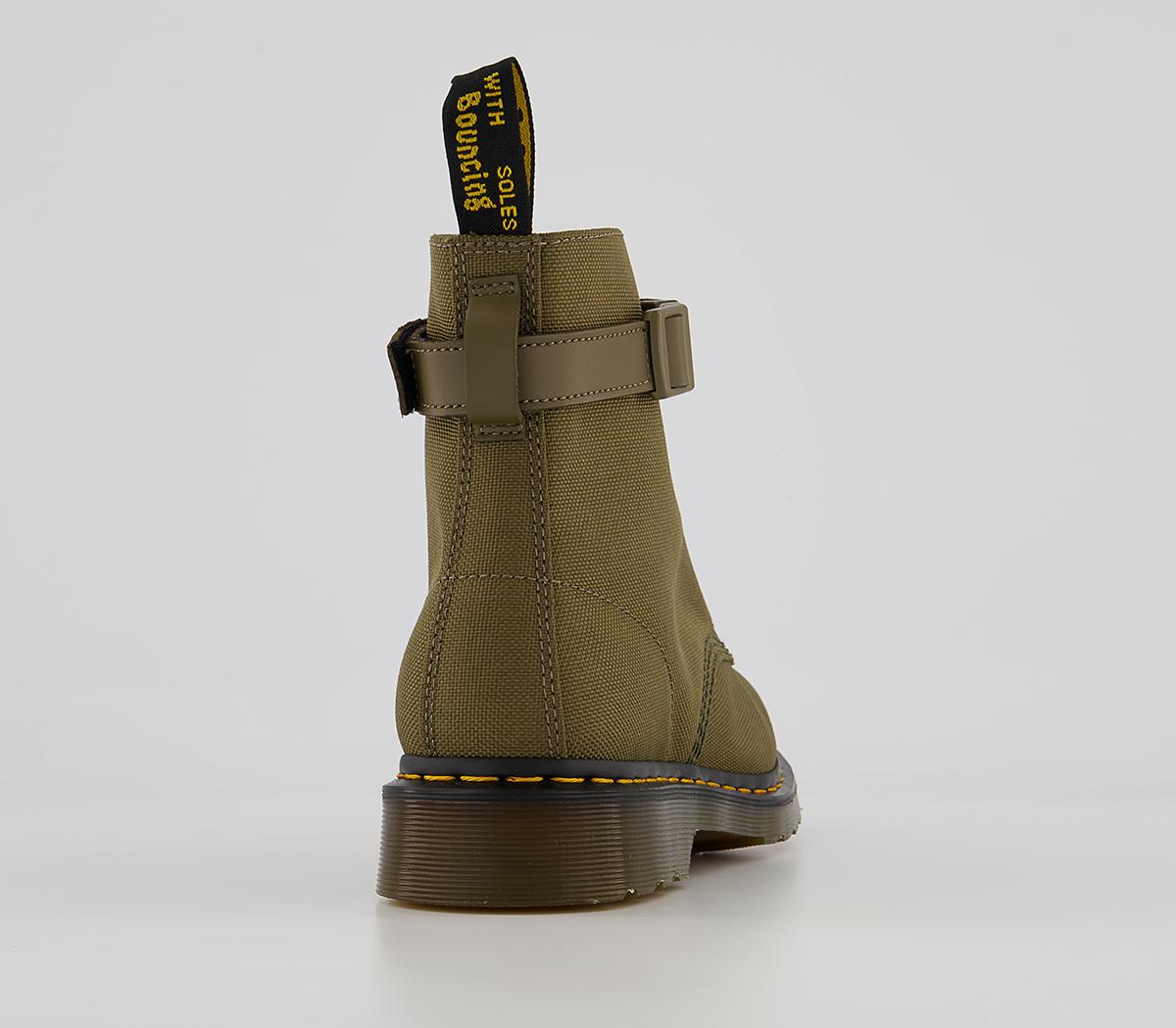 Dr. Martens 1460 Futura Boots Dr. Martens 1460 Futura Boots Olive Etr 5050 Woven Fabric