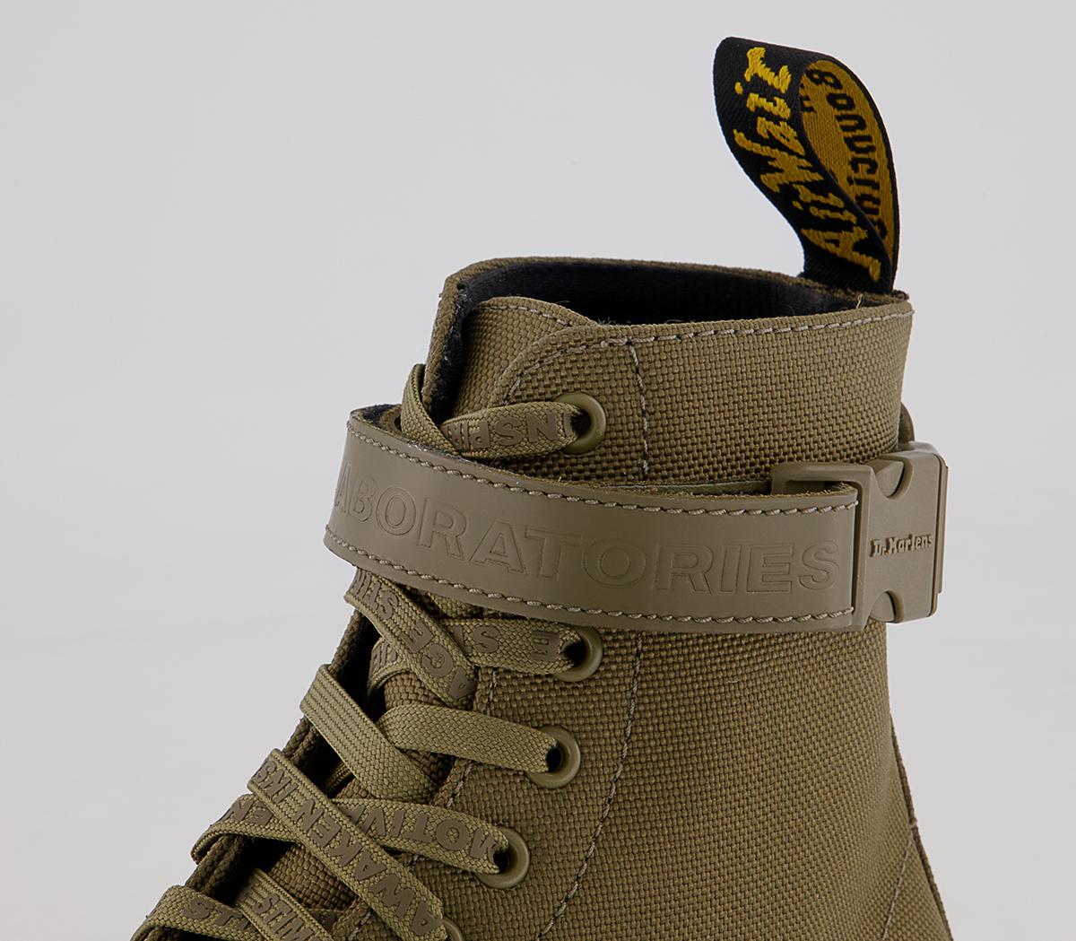 Dr. Martens 1460 Futura Boots Dr. Martens 1460 Futura Boots Olive Etr 5050 Woven Fabric