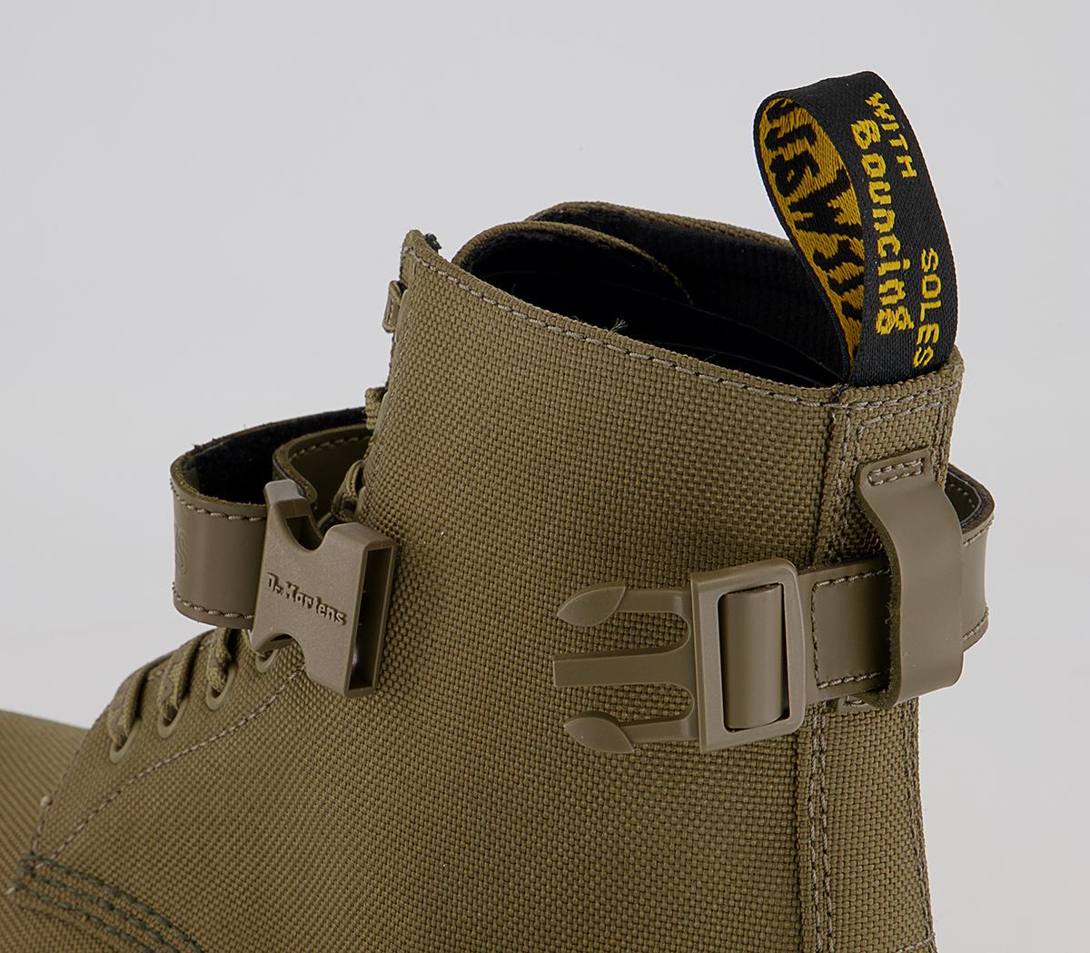Dr. Martens 1460 Futura Boots Dr. Martens 1460 Futura Boots Olive Etr 5050 Woven Fabric