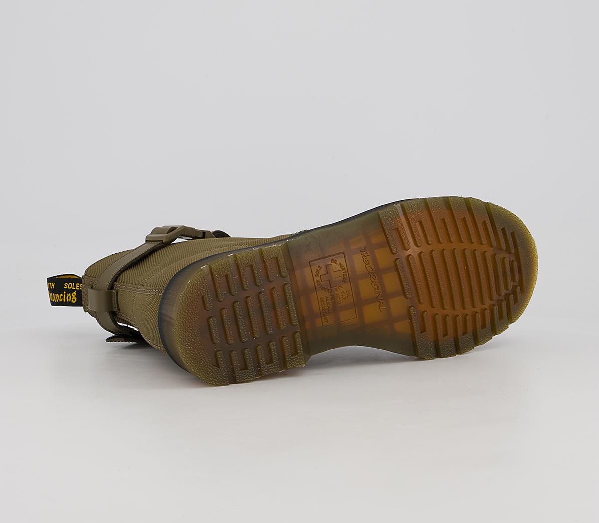 Dr. Martens 1460 Futura Boots Dr. Martens 1460 Futura Boots Olive Etr 5050 Woven Fabric