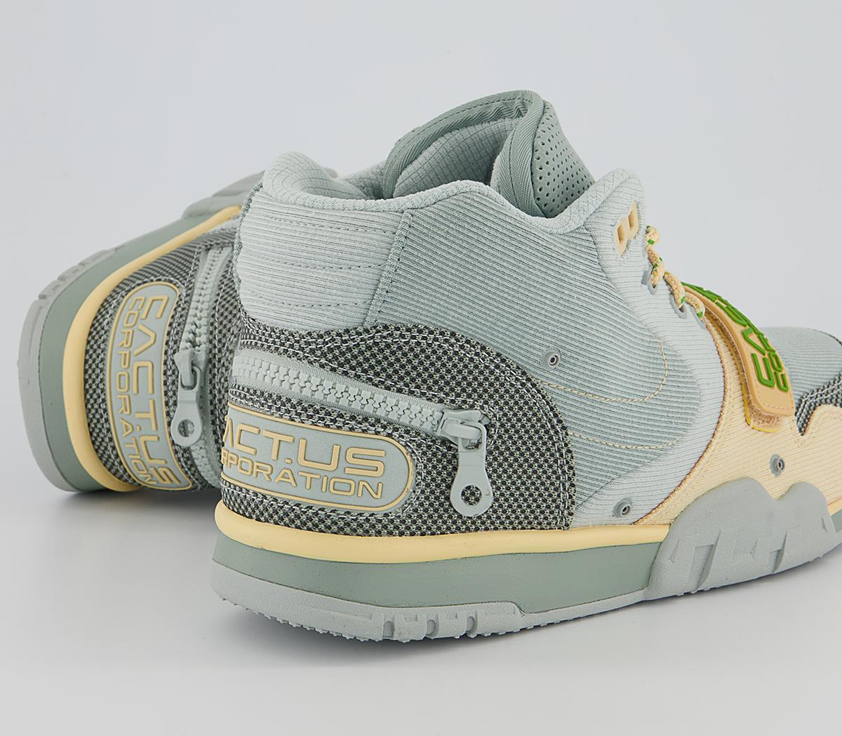 NikeAir Trainer 1 Cactus Jack TrainersGrey Haze Olive Aura Canvas Dusty Sage