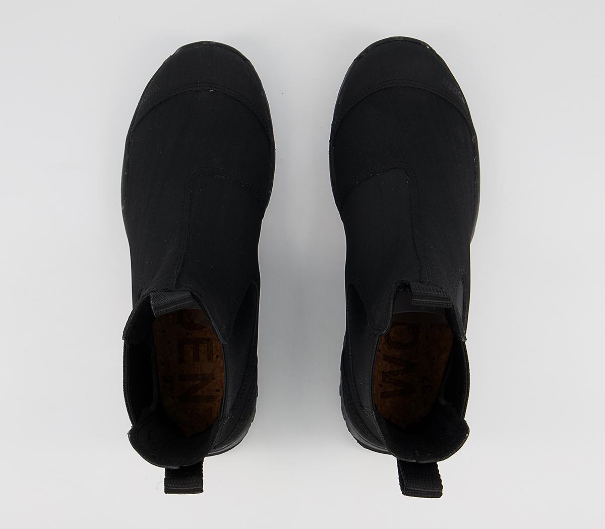 Woden Magda Rubber Track Chelsea Boots Woden Magda Rubber Track Chelsea Boots Black