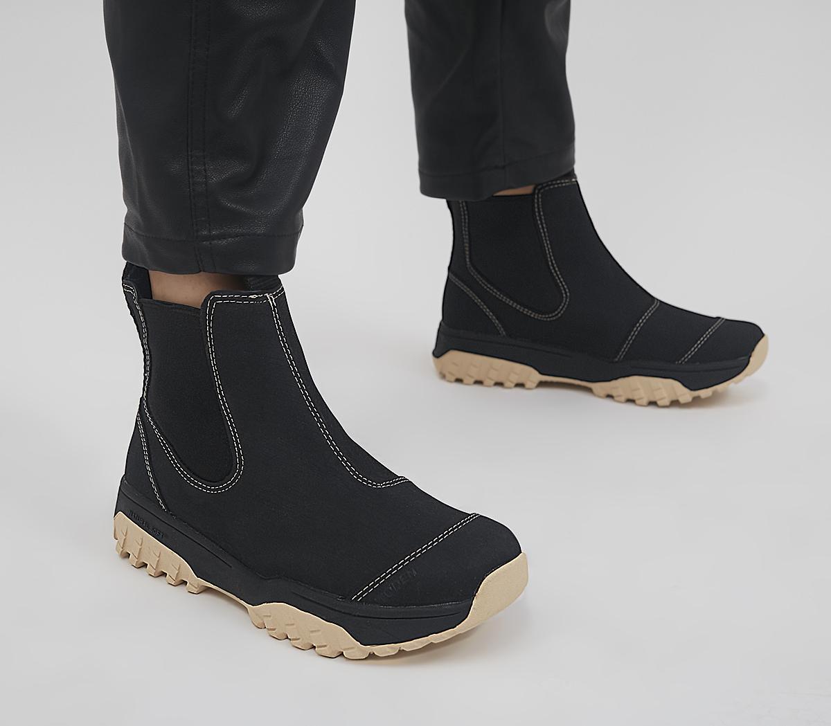 Magda Rubber Track Chelsea Boots