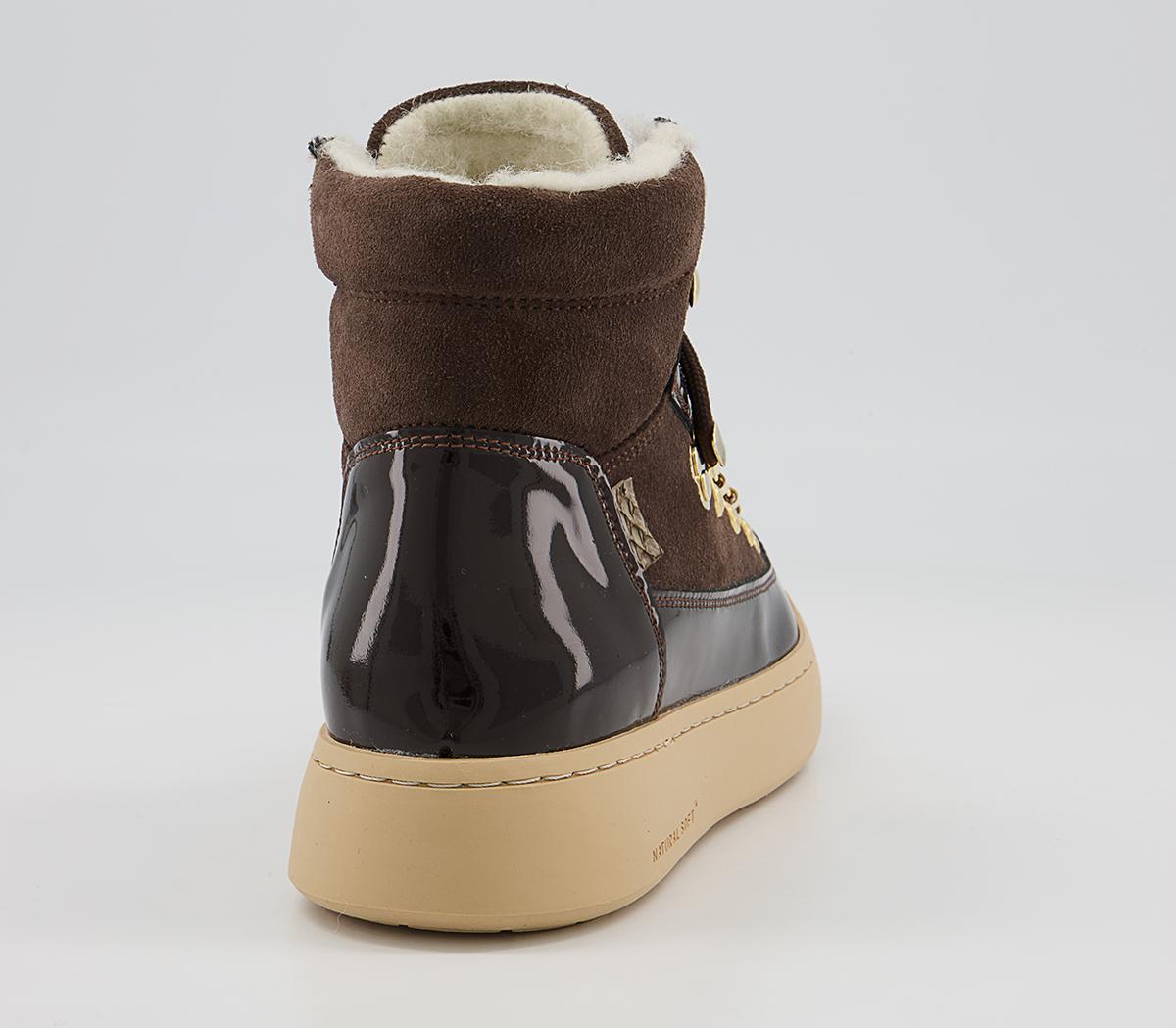Woden Iris Hiker Boots Woden Iris Hiker Boots Brown
