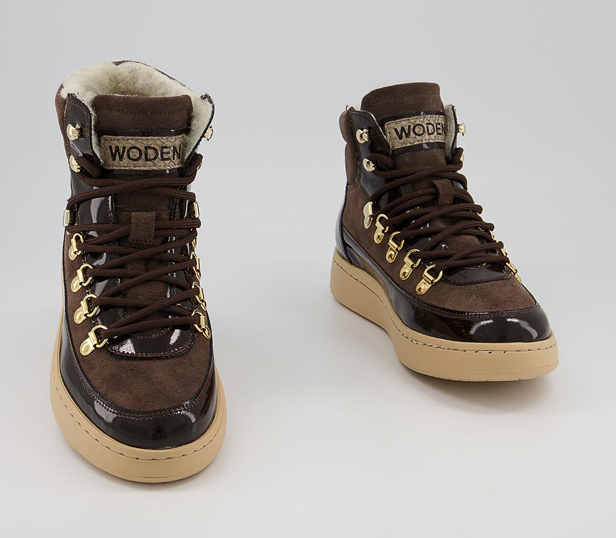 Woden Iris Hiker Boots Woden Iris Hiker Boots Brown