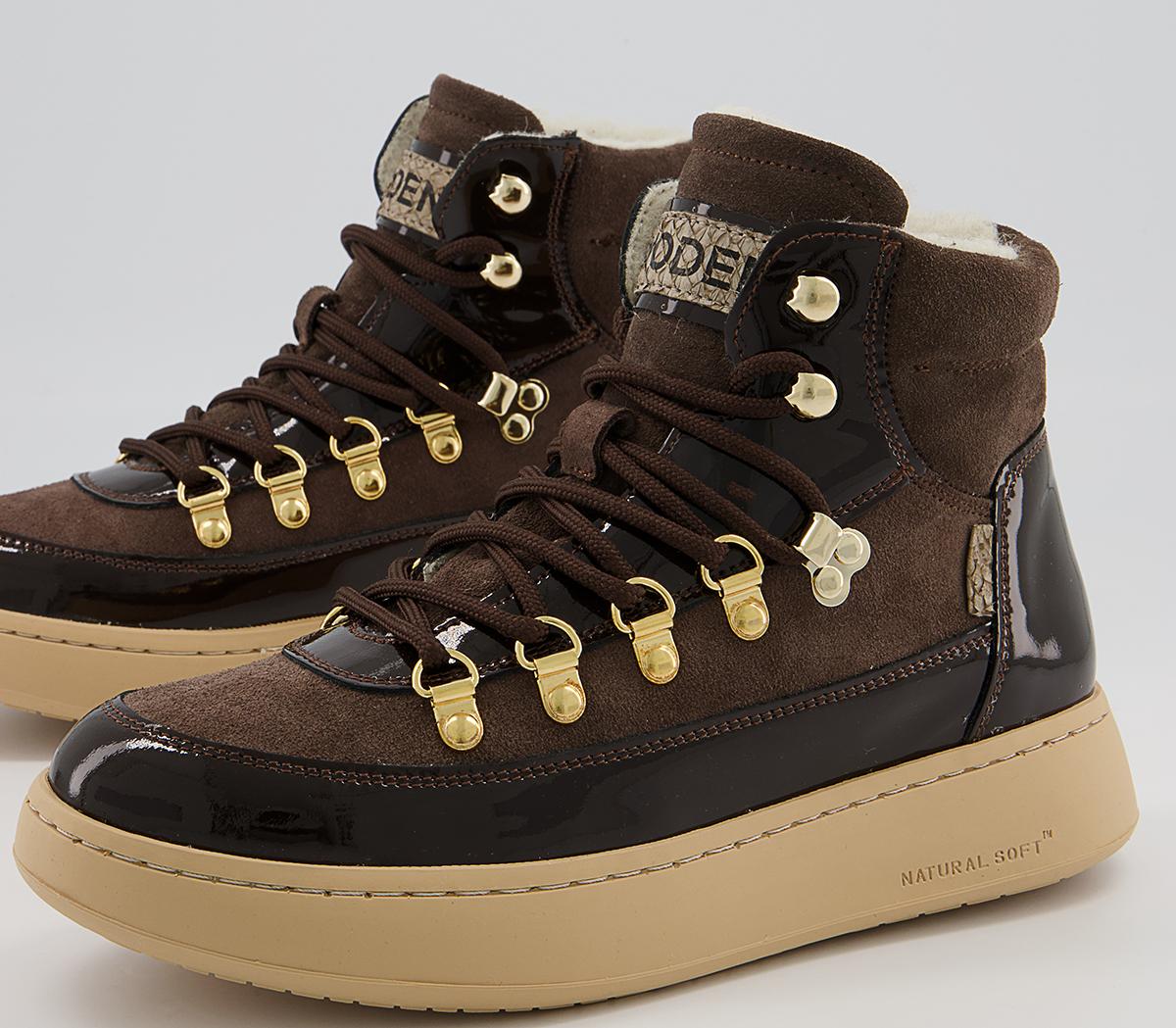 Woden Iris Hiker Boots Woden Iris Hiker Boots Brown
