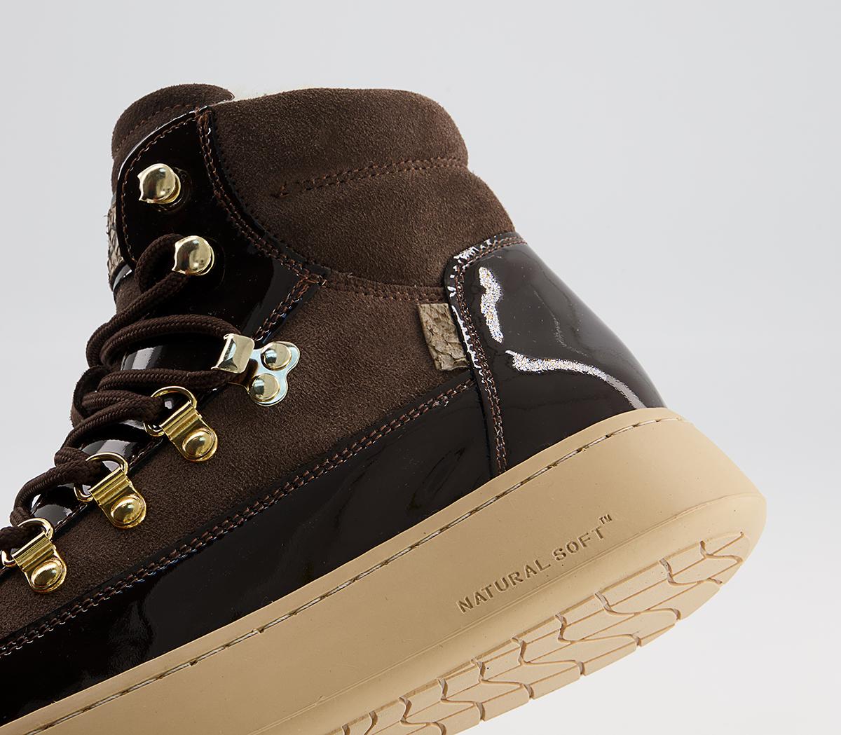 Woden Iris Hiker Boots Woden Iris Hiker Boots Brown