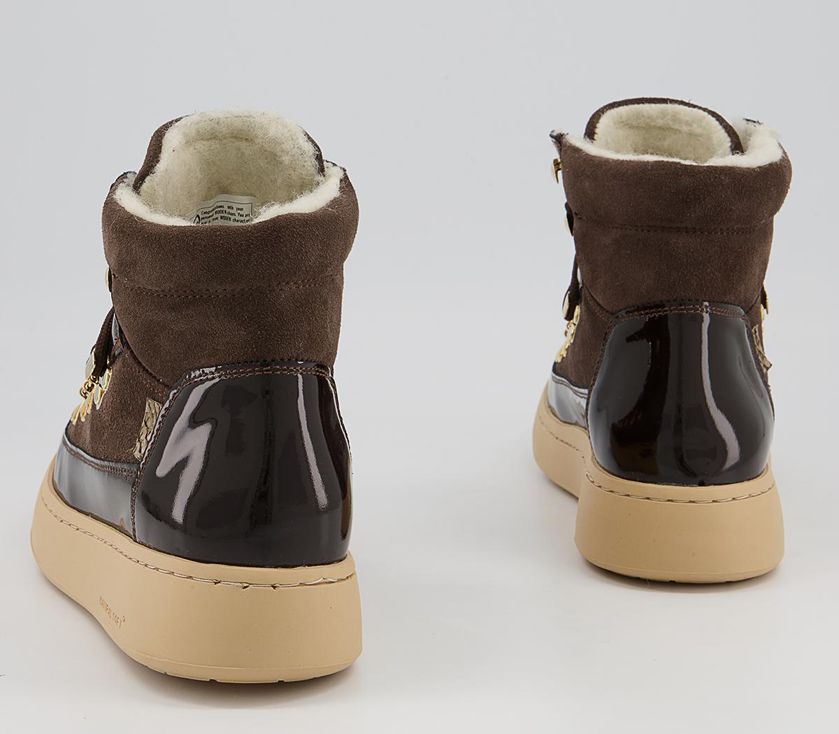 Woden Iris Hiker Boots Woden Iris Hiker Boots Brown