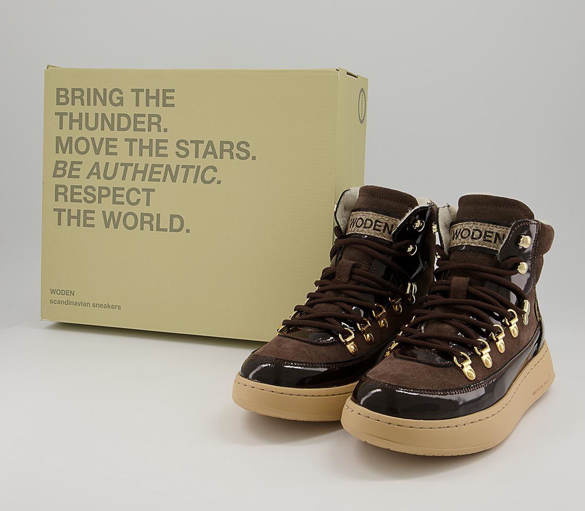 Woden Iris Hiker Boots Woden Iris Hiker Boots Brown