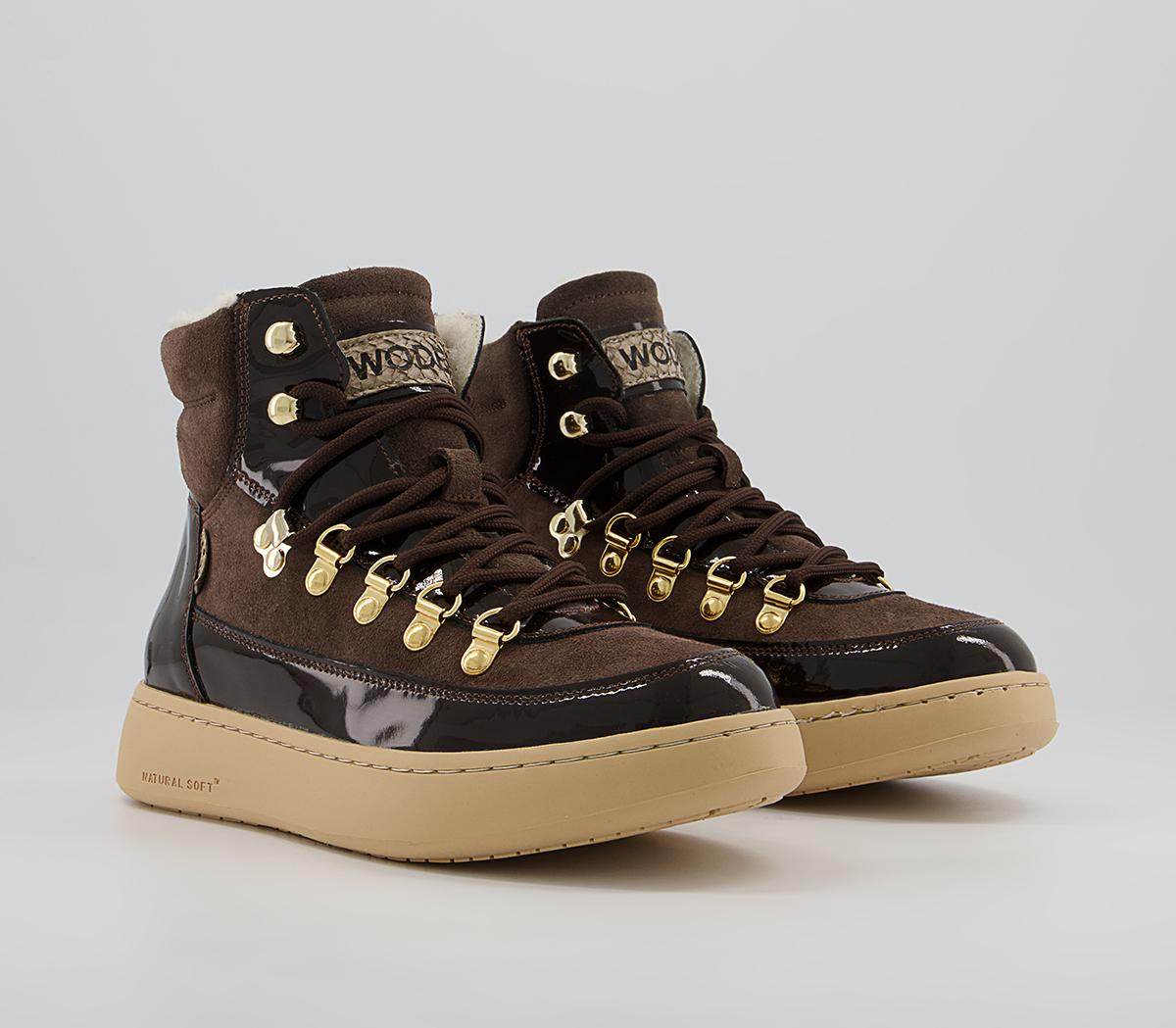Woden Iris Hiker Boots Woden Iris Hiker Boots Brown