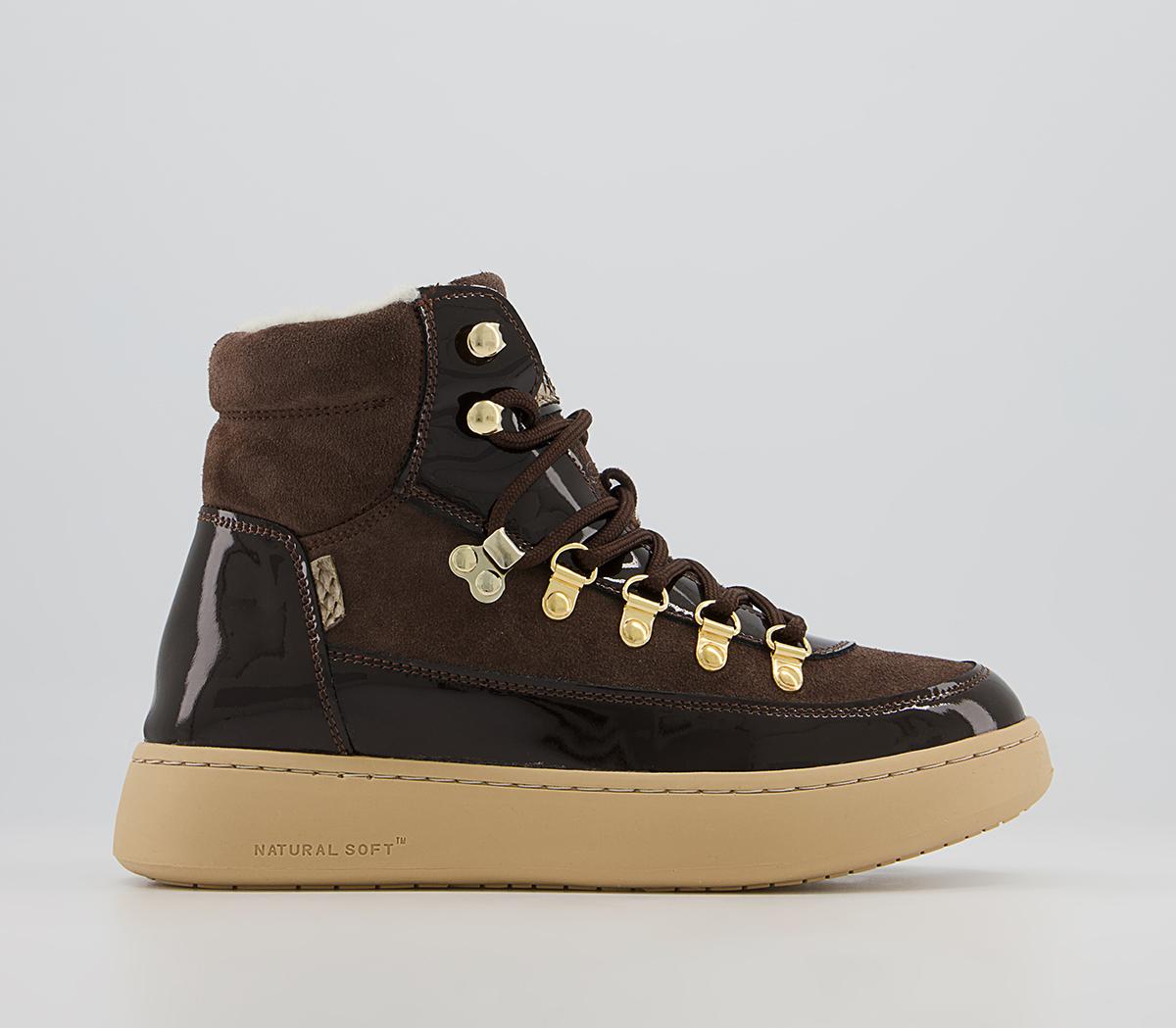 Woden Iris Hiker Boots Woden Iris Hiker Boots Brown