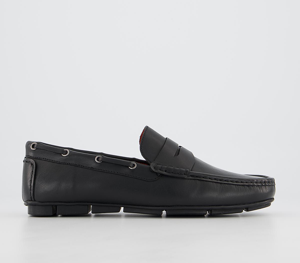 OfficeCaterham Leather Saddle Driving Shoes OfficeCaterham Leather Saddle Driving ShoesBlack Leather
