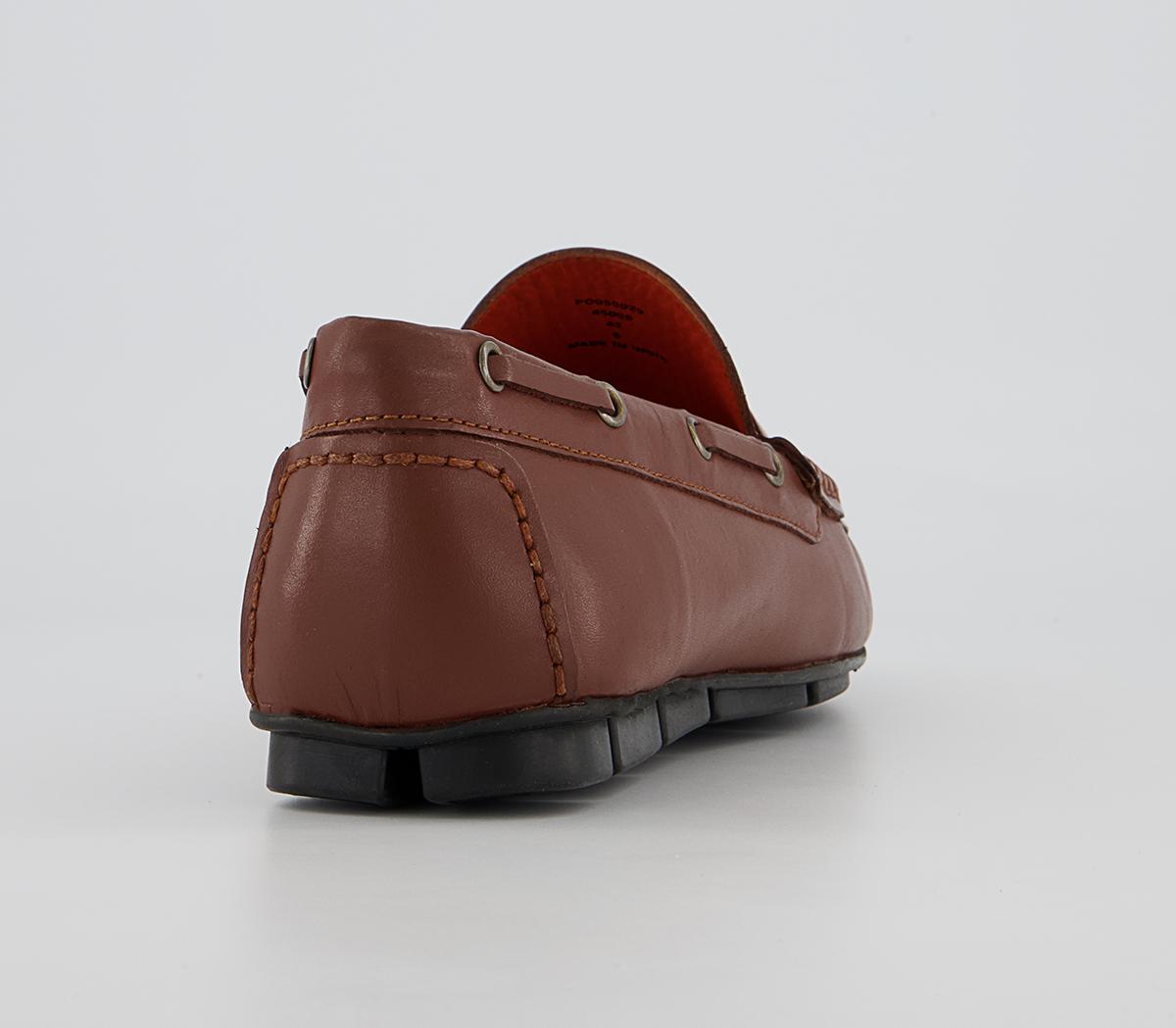 Office Caterham Leather Saddle Driving Shoes Office Caterham Leather Saddle Driving Shoes Tan Leather