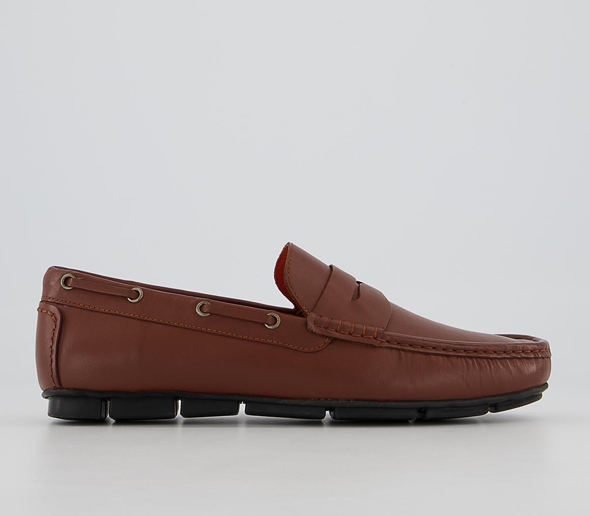 OfficeCaterham Leather Saddle Driving Shoes OfficeCaterham Leather Saddle Driving ShoesTan Leather